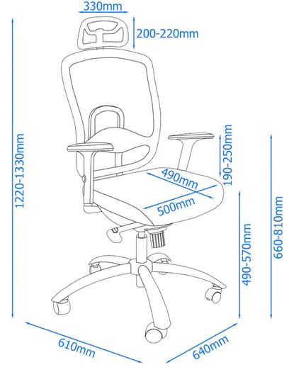 Alphason Malibu Chair - Black