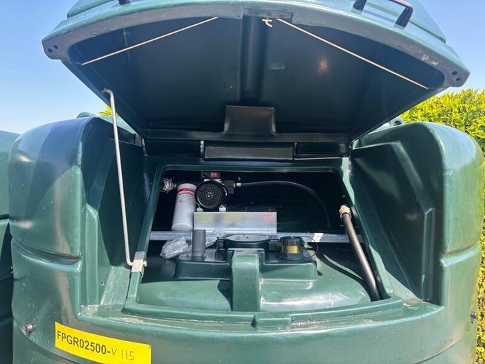 Bund diesel tank