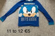 Sonic the Hedgehog top, 11 to 12