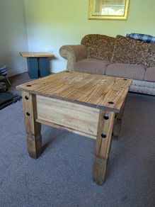 Wooden coffee table