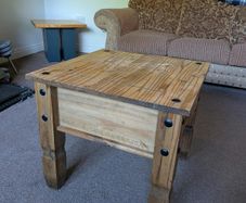Wooden coffee table