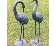 Crane Pair  Dark  H95