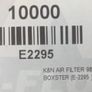 Porsche 987 K&N Air Filter. Never used. Washable and reusable. Premium performance. Image 4