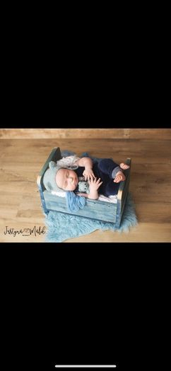 wooden bed