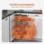 15W Opening Blind Corner Pull Out Organizer, 3 Tier 6 Shelf Kitchen Cabinet Organizer, Chrome Carbon Steel Storage Basket, Slide Out Storage Organizer, Left & Right Open Compatible Image 7
