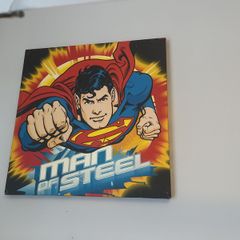 Superman Canvas 2x 35cmx35cm FREE