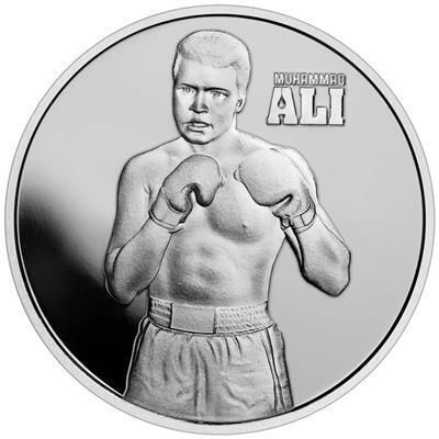 2023 Niue 1 oz Silver Muhammad Ali Coin Proof. Mintage- 300 pieces.