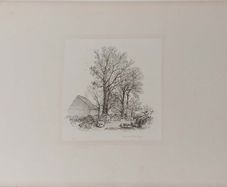 Lane Near Herne Bay Etching Robert Brandard
