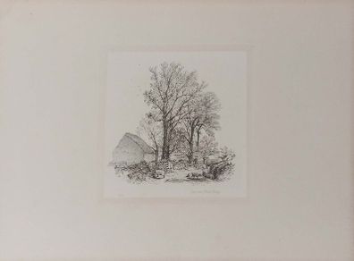 Lane Near Herne Bay Etching Robert Brandard