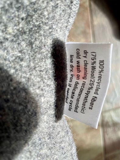 Manduka Essential Wool Yoga Blanket Thunder