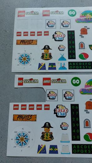 Lego Club UK Sticker Sheet 1993