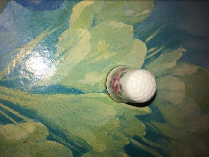 Fine bone china thimble