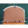 White Marble Overmantel Mirror  KAS374 Image 2