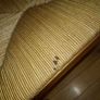2 Solid Wood Chairs with Woven Seats Image 4