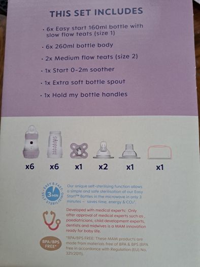 MAM Easy Start Anti-Colic Bottle Starter Set