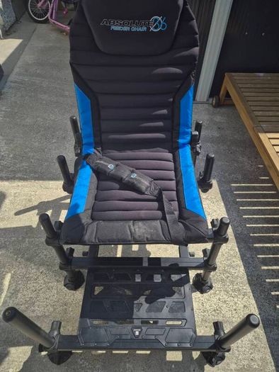Preston absolute feeder chair with foot platform
