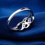 White Gold Plated Ring Image 3
