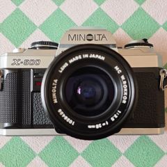 Minolta X-500 (1983) + M.C W.Rokkor 28mm f/3.5 - Serviced & Ready to Use Film Camera