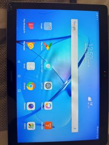HUAWEI MediaPad T3 10 Model AGS-W09, 16GB, working fine, some few cracks on screen, don't affect touchscreen