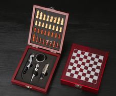 Chess Wine Board Set