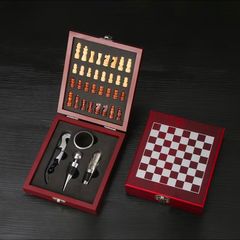 Chess Wine Board Set