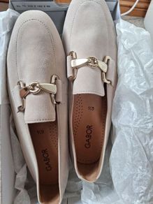 Ladies Gabor Oak Gold shoes size 6.5 Brand New