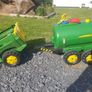kids ride on tractor set Image 2