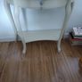 Cream Mirror & Demilune Table Image 3