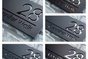Customisable House number plate