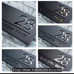 Customisable House number plate