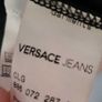 Versace Jeans Black Logo Long Sleep Top Sz S Image 6