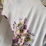 M&S INDIGO floral top Sz 8 ( Fit 8-10UK) Image 8