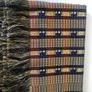 Indian gold red and blue throw Image 3