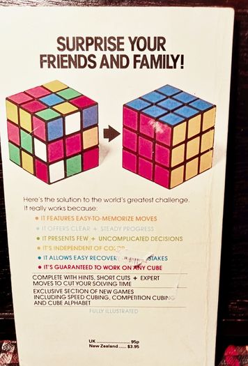 1981. The Simple Solution To Rubik's Cube.