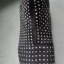 Black metal studded boots Image 4