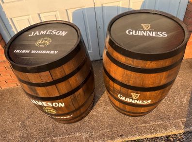whiskey barrels