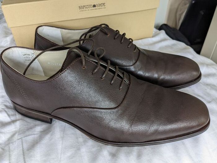 Bourgeois Boheme vegan mens shoes Brown UK 11