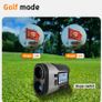 Rechargeable Golf Laser Rangefinder 1200m with Slope Adjusted Flag-Lock Vibration Distance Meter Telescope Hunting Image 3