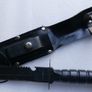 Vintage 1980s Survival Knife with compass and a storage compartment in the knife handle Image 3