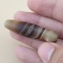 Vintage Middle Eastern Yemeni Suliemani Natural Eye Agate Bead Amulet Image 4