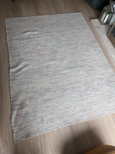 Cream Nordic touch rug with specs of colour from rugs ie 140 by 200cm