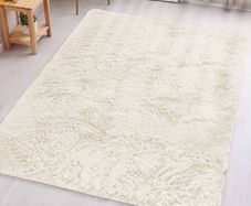 Area Rugs 50x80cm for Bedroom Anti Slip Modern Super Soft Thick Pile Small Fluffy Shaggy Rug Non Shedding