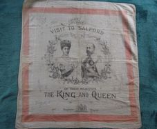 Commemorative Handkerchief - Royal Visit to Salford July 13th 1905
