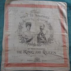 Commemorative Handkerchief - Royal Visit to Salford July 13th 1905