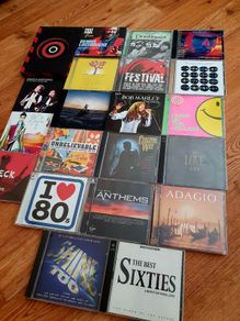 Bulk CD/DVD Collection