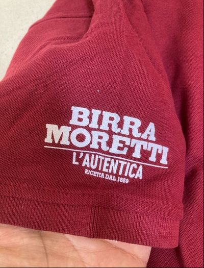 Moretti Beer T-shirt Size Large New