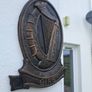 eire harp cast iron sign Image 2