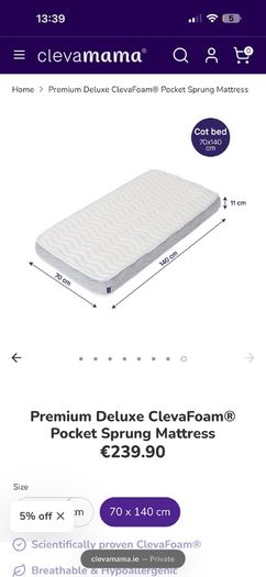 Baby matress