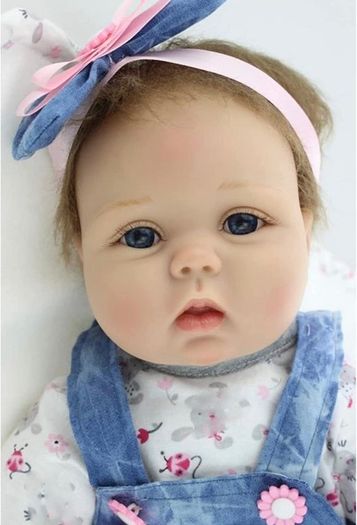 Realistic 22''/55cm Reborn Baby Dolls Real Life Soft Silicone Vinyl Reborn Dolls Lifelike Reborn Toddler Girls Handmade Boy Girl Toy (FREE POSTAGE)
