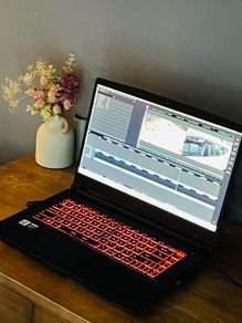 Editing powerful laptop